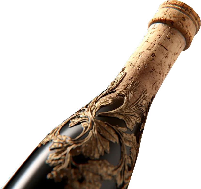 Amazing wine bottle made with Chat GPT AI.